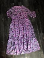 Paarse maxi-jurk met bloemenprint Pieces maat M, Maat 38/40 (M), Verzenden, Paars, Zo goed als nieuw