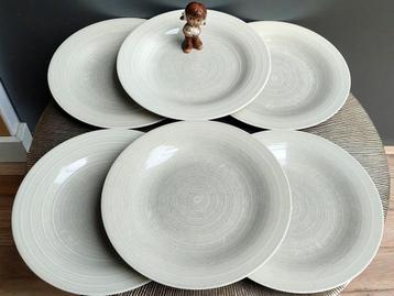 6 Vintage Ikea Anne Nilsson grote Swirl design diner borden  beschikbaar voor biedingen