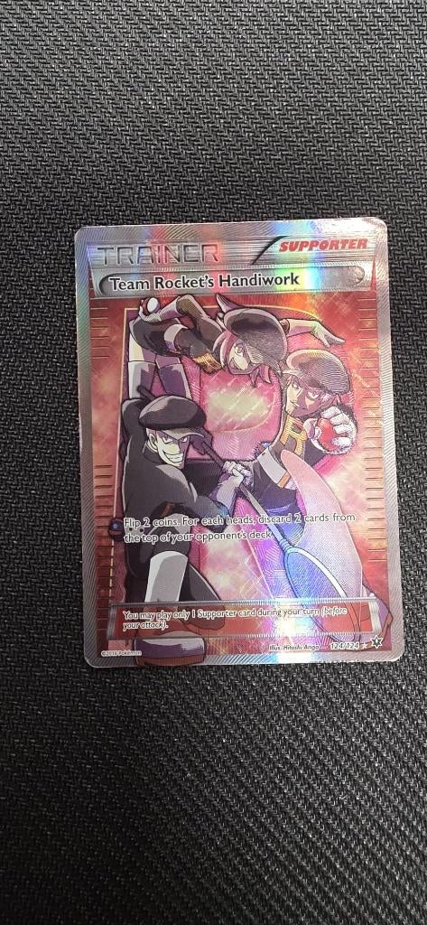 Pokémon Team Rocket's Handiwork 124-124, Ophalen of Verzenden, Zo goed als nieuw, Foil