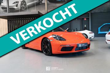 Porsche 718 Boxster S 2.5 (2016) lavaorange, super complete  beschikbaar voor biedingen