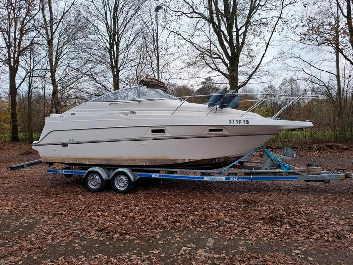 Maxum 2400 SCR met boegschroef! Zonder trailer, Watersport en Boten, Motorboten en Motorjachten, Polyester, 6 tot 9 meter, Binnenboordmotor