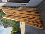 24 planken steigerhout, Doe-het-zelf en Verbouw, Hout en Planken, Ophalen, Gebruikt, 25 tot 50 mm, Plank