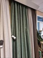 Trendy overgordijn stof groen, extra hoog 3.15m, Huis en Inrichting, 200 cm of meer, Nieuw, Ophalen of Verzenden, 200 cm of meer