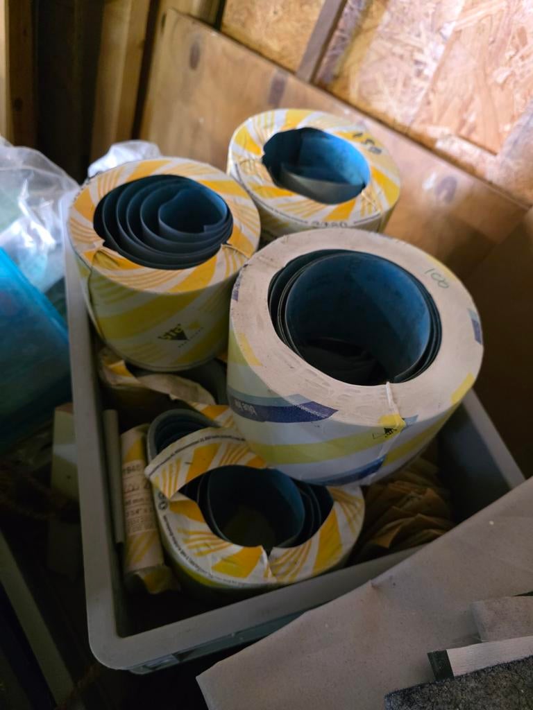 Handschuurpapier professionele kwaliteit, Ophalen, Nieuw