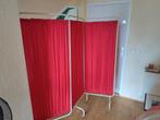 Set vintage rode kruis Kamerschermen, rood en geel, Ophalen, Gebruikt
