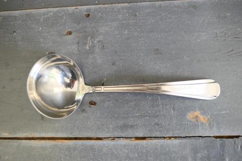 Vintage Sola GZ model 640 kerkraampje sauslepel., Huis en Inrichting, Keuken | Bestek, Zo goed als nieuw, Los bestek, Rvs of Chroom
