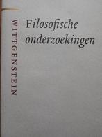 Wittgenstein Filosofische onderzoekingen, Ophalen of Verzenden, Zo goed als nieuw