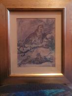 Kunstafdruk luipaarden, Ophalen