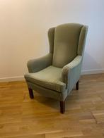 Fauteuil met luxe groene stof, Huis en Inrichting, Fauteuils, Ophalen, Gebruikt, 75 tot 100 cm, Stof