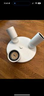 Moderne witte plafondspot met 3 LED lampen - Nymane - Ikea 2, Huis en Inrichting, Lampen | Spots, Ophalen, Metaal of Aluminium