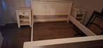 Bed 1.80m + 2 nachtkastjes - Gratis af te halen!, Huis en Inrichting, Ophalen, Gebruikt, Wit, Tweepersoons