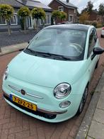 Fiat 500 0.9 Twinair C 2014 Groen “Cult”, Auto's, Voorwielaandrijving, 905 kg, Bruin, Handgeschakeld
