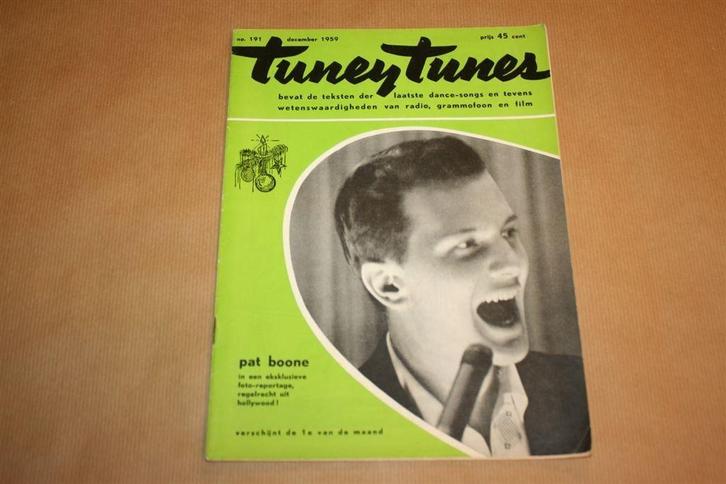 Tuney Tunes - No. 191 - 1959 - Catarina Valente, Blue Diamon, Verzamelen, Tijdschriften, Kranten en Knipsels, Tijdschrift, 1940 tot 1960