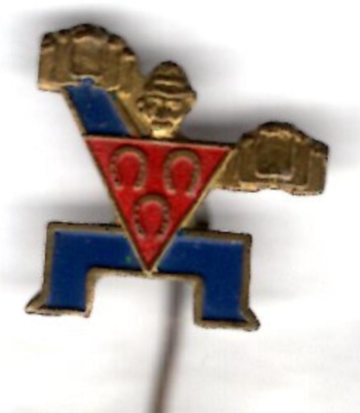 Driehoefijzer bier Breda zilverkleurig speldje ( N_172 ), Verzamelen, Speldjes, Pins en Buttons, Nieuw, Speldje of Pin, Merk, Verzenden