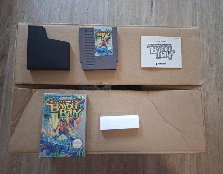 Nintendo NES spel The Adventures of Bayou Billy CIB, Spelcomputers en Games, Games | Nintendo NES, Zo goed als nieuw, Avontuur en Actie