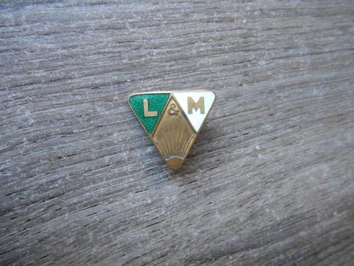 Landbouw en Maatschappij broche speld L&M NSB, Verzamelen, Militaria | Tweede Wereldoorlog, Overige soorten, Embleem of Badge