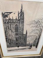 litho Hendrik de Laat (1900-1980) sint jan den bosch, Antiek en Kunst, Kunst | Litho's en Zeefdrukken, Ophalen of Verzenden