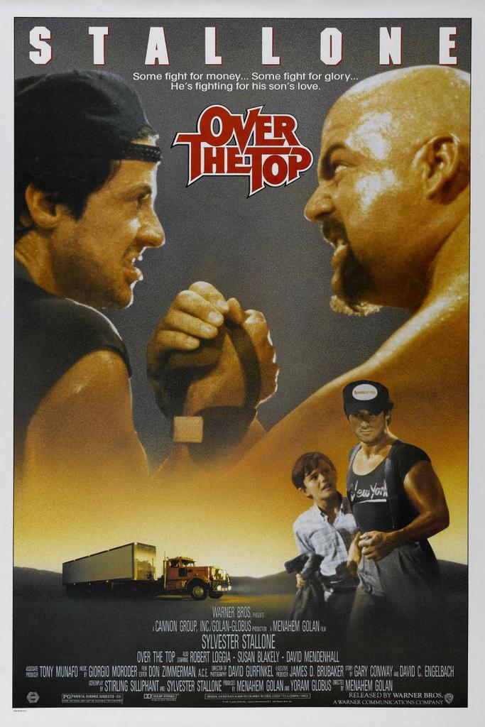 1). Over the Top met Sylvester Stallone, Robert Loggia /1987, Alle leeftijden, Ophalen of Verzenden, Zo goed als nieuw