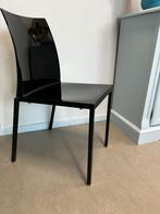 6 Pedrali Italiaanse design stoelen, Ophalen, Gebruikt, Zwart, Vijf, Zes of meer stoelen