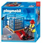 Playmobil 4474 - Havenarbeider met palletwagen - 2 stuks, Ophalen of Verzenden