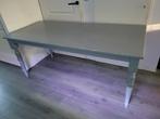 Landelijke grijze eettafel 180x85 cm ~ VB6300, Ophalen, Gebruikt, 50 tot 100 cm, Vijf personen of meer