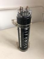 Hifonics 2.0 Farad Power Capacitor met voltmeter, Auto diversen, Autospeakers, Ophalen of Verzenden, Zo goed als nieuw