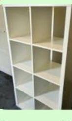 Witte IKEA Kallax Kast, Huis en Inrichting, Ophalen, Met plank(en), Gebruikt, Kunststof