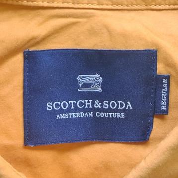 Nieuw Scotch &Soda overhemd met Cognac kleur maat M beschikbaar voor biedingen