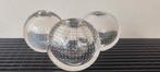 3x midcentury glazen spijkervaasje Copier Leerdam, 7 cm, Antiek en Kunst, Ophalen of Verzenden