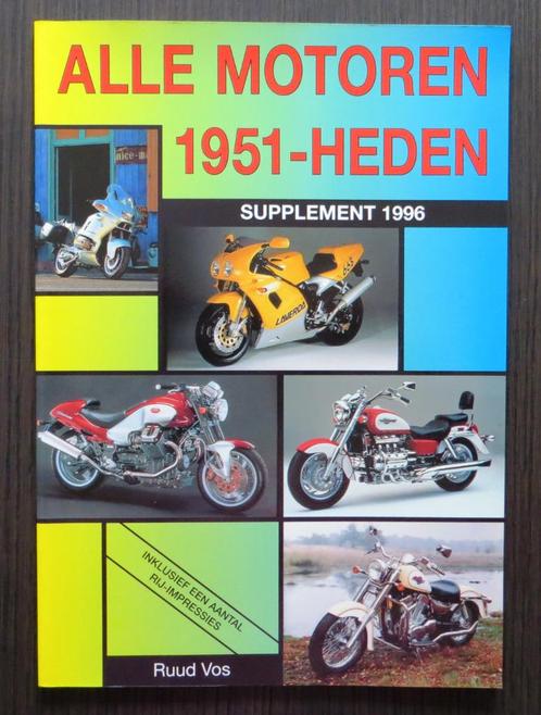 Alle Motoren 1951-heden / supplement 1996 (bij 1992-uitgave), Boeken, Motoren, Gelezen, Algemeen, Verzenden