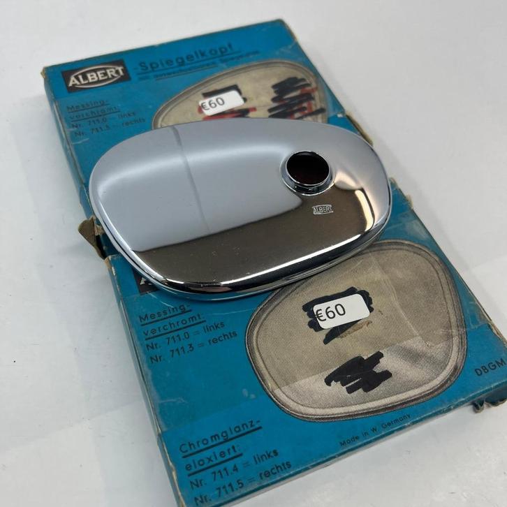 NOS Albert Spiegelkop Rechts Kever VW, Auto diversen, Auto-accessoires, Zo goed als nieuw, Ophalen of Verzenden