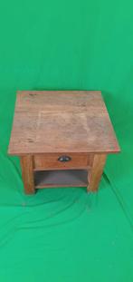 Set van 2 Vintage Salon Tafeltjes, Ophalen, 50 tot 100 cm, 50 tot 75 cm, 50 tot 100 cm