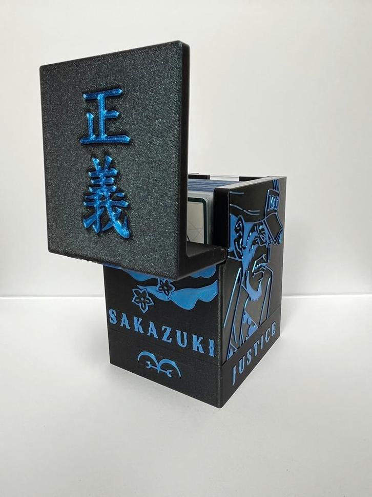 One Piece Deck Box voor Sakazuki, OPTCG, Hobby en Vrije tijd, Verzamelkaartspellen | Overige, Zo goed als nieuw, Ophalen of Verzenden
