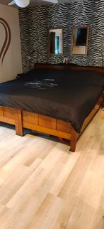 Grootmoeders tijd bed, Huis en Inrichting, Ophalen of Verzenden, Gebruikt, Tweepersoons