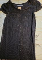 Vintage Zwarte Antik Batik Jurk XS/S, Ophalen, Zwart, Zo goed als nieuw, Maat 36 (S)