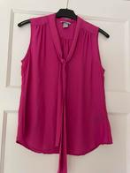 Mooie fel  roze mouwloze nette   blouse top strik maat M 38, Maat 38/40 (M), H&M, Ophalen of Verzenden, Zo goed als nieuw