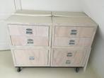 Commode, kast en plank whitewash, 75 tot 100 cm, 50 tot 70 cm, Voetruimte, Kast