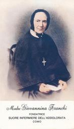 Devotieprentje van de Zalige Giovannina Franchi, Ophalen of Verzenden, Zo goed als nieuw, Kaart of Prent, Christendom | Katholiek