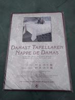 Damast tafelkleed *nieuw in verpakking* crème 130x160 (TK45), Ophalen of Verzenden, Nieuw, Rechthoek