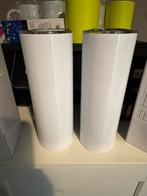 Sublimatie tumblers wit, Ophalen of Verzenden, Nieuw, Wit, Minder dan 50 cm