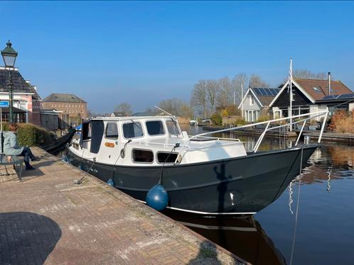 Zware Motorboot L 9.85 x Br 3.20 x D 1 mtr, Watersport en Boten, Motorboten en Motorjachten, Gebruikt, Staal, Diesel, 50 pk of meer