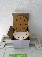 Schuurpapier klittenband 125mm 9 stofgaten nieuw 50 stuks, Ophalen of Verzenden, Zo goed als nieuw, Minder dan 600 watt, Excentrische schuurmachine