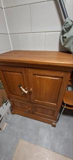 TV kast blank eiken met lichte beschadiging, Huis en Inrichting, Kasten | Dressoirs, Ophalen, Gebruikt, Eikenhout, Landelijk