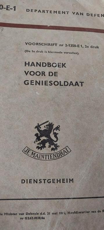 Handboek voor de Geniesoldaat 1963 