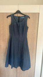 Lien en Giel jurk blauw polkadot maat S, Kleding | Dames, Jurken, Blauw, Ophalen of Verzenden, Zo goed als nieuw, Maat 36 (S)