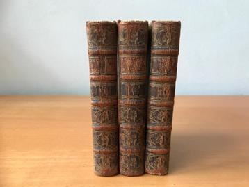 3 dl. in leer gebonden werken van Racine uit 1760 beschikbaar voor biedingen
