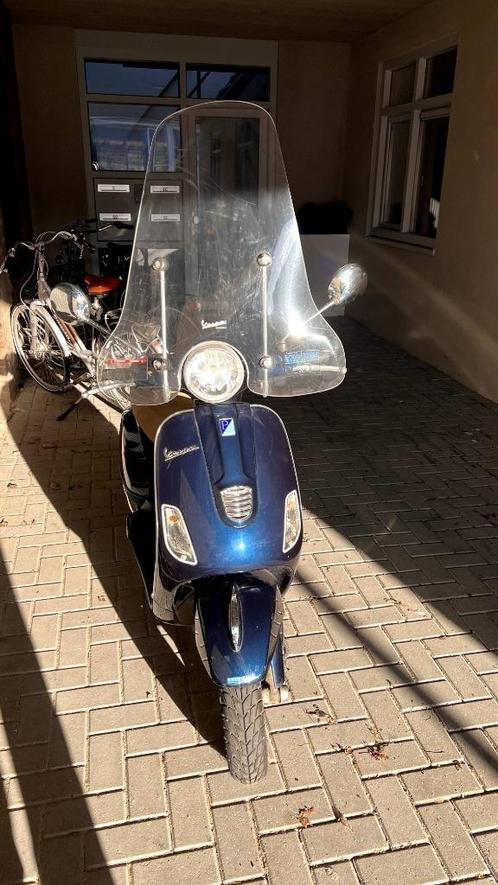 Vespa Piaggio Snorfiets – Donkerblauw – Bouwjaar 2013, Fietsen en Brommers, Snorfietsen en Snorscooters, Gebruikt, Piaggio, Benzine