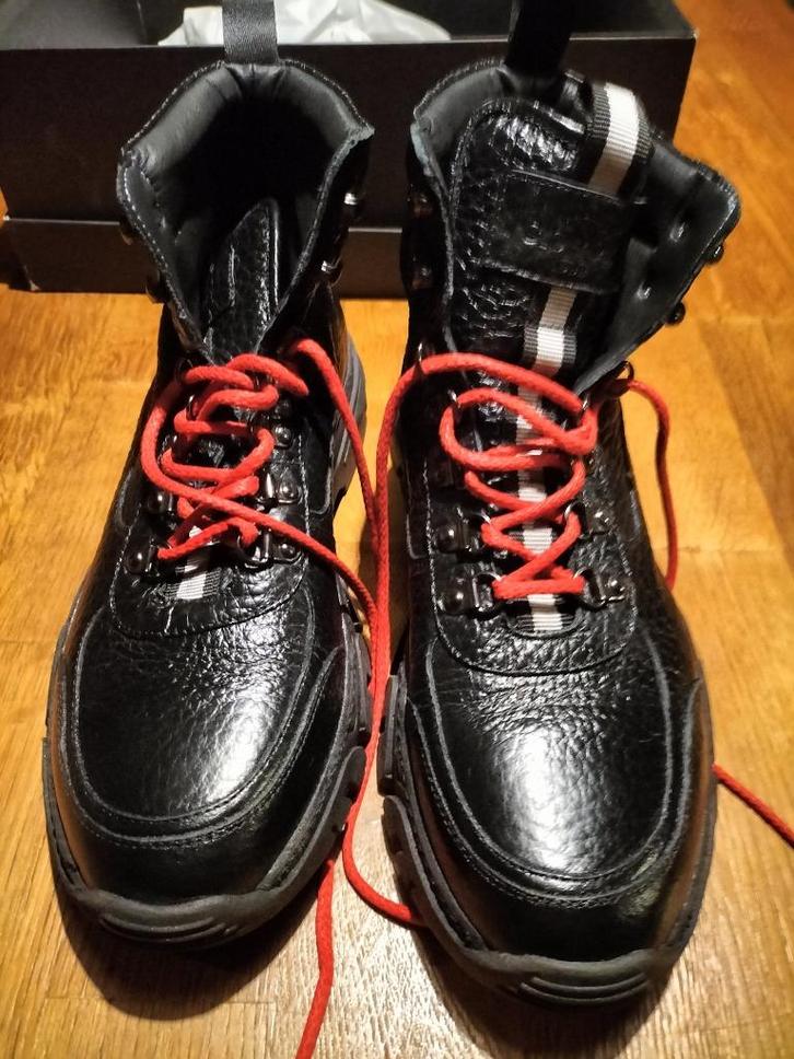 Nieuwe kalfsleren (!) GIORGIO herensneakers maat 42 zwart !, Kleding | Heren, Schoenen, Nieuw, Sneakers of Gympen, Zwart, Verzenden