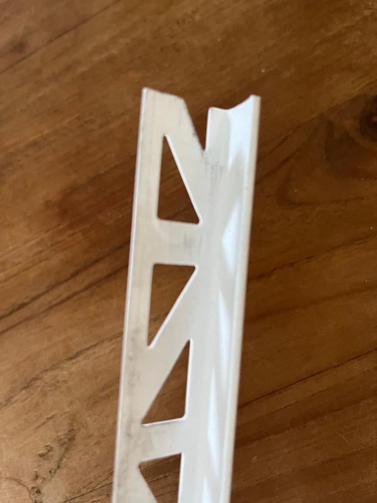 Hoekprofiel Kunststof Wit 5x5x280cm - 7 stuks, Ophalen, Kunststof, 250 cm of meer, Lijsten