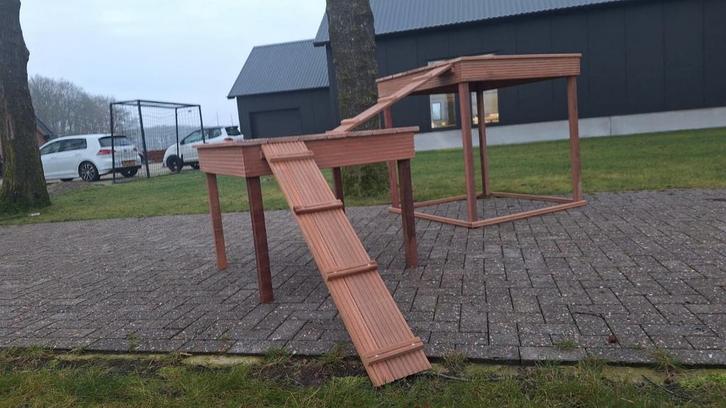 Geiten klimrek speelrek, Dieren en Toebehoren, Schapen, Geiten en Varkens, Geit, Meerdere dieren